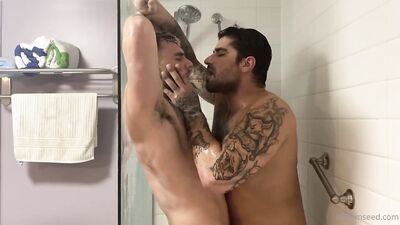 William Seed  Ryan Bones in shower