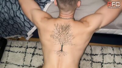 Berlin Folsom Threesome Breeding a hot Euro Dad Derek Allen