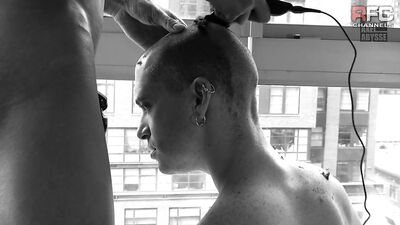 Throat and guts fucked by caged sub Axel Abysse