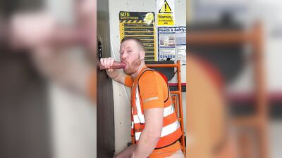 Gloryhole Creampie - TradesmanCock ReddieXXL TenInchDaddy22 & TopMonsterCock