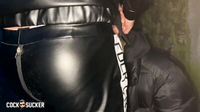 Cocksucker - Massive balls full cum for Cocksucker - Gay Porn