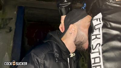 Cocksucker - Massive balls full cum for Cocksucker - Gay Porn