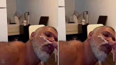 Big thick facial - Gay Porn