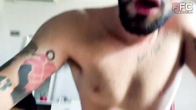 Dante Sartore pumping loads in Igor Lucios ass - gay porn