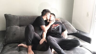 If you lose you must suck me - gay porn