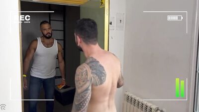 Tex Pat takes advantage the worker - gay porn