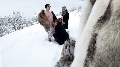 Snow Plowing - gay porn