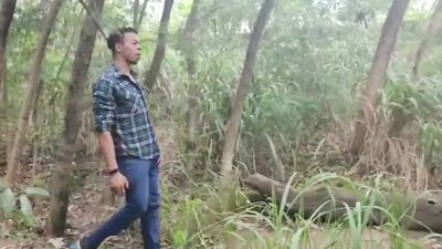 Tomando tronco del lenador - gay porn