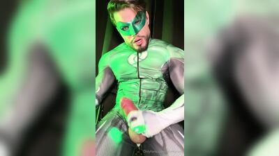 Rico Marlon Big thick Lantern Green - Masturbation Big thick Loads Milk - gay porn