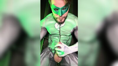 Rico Marlon Big thick Lantern Green - Masturbation Big thick Loads Milk - gay porn