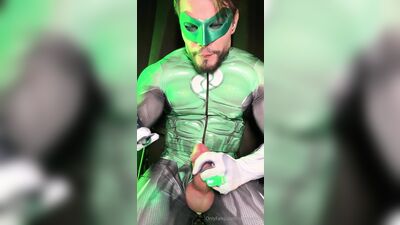 Rico Marlon Big thick Lantern Green - Masturbation Big thick Loads Milk - gay porn