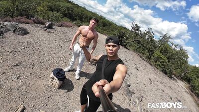 EastBoys - Bruce Harrelson - Flexing - gay porn