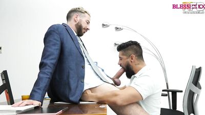 RawFuckClub - Willing to do anything to get a raise - free gay porn video