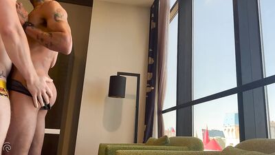 Rawfuckclub - Andre Takes Dick In A Vegas Hotel Room - free gay porn video