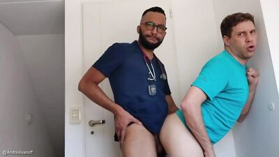 RawFuckClub - I went to Dr  @juanchox007 because my spine hurt me - free gay porn video