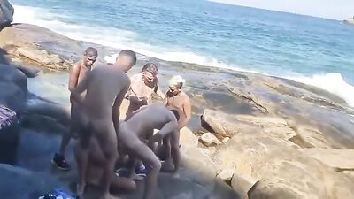 OnlyFans - Tijuana Beach Orgy