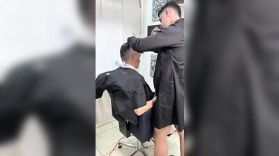 OnlyFans - BarberShopPutao and daddy - free gay porn