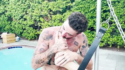 RawFuckClub - Sling Fun with Drew Sebastian Part 2 - Chris Damned - free gay porn