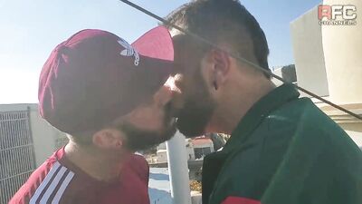 RawFuckClub - Rooftop Barefuck in Barcelona - free gay porn