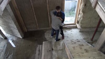 RawFuckClub - Twink Maxence ANGEL fucks Romantik raw outdoors in an exib place in Paris - free gay porn