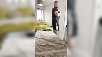 OnlyFans - Steven Barrett & Big Harry Rub Down - free gay porn