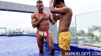 OnlyFans - Manuel Skye - Part 1 - After a rainy christening let me introduce you to my new brotege @lexvargasfit - free gay porn
