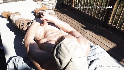 OnlyFans - Reno Gold - Cumming Two Times In A Row Before Fingering My Loads Up My Hofree gay porn