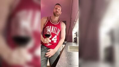 OnlyFans - Tim Kruger - Panfried CUM Omelett With A Nice RedWine - free gay porn