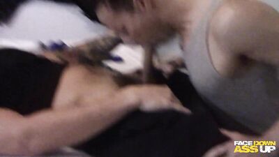 FaceDownAssUp - BRE3DNG R0UT1NE - free gay porn