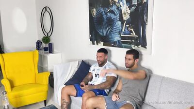 OnlyFans - Imanol Brown and Pablo Hernandez Fucks Joey Diamond - free gay porn