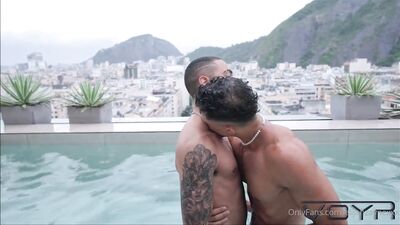 OnlyFans - Rain Down On Me - Elijah Zayne and Alex Rosso Fuck Markin Wo - free gay porn