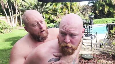 Ginger on Ginger Outdoor Action LOGAN STANLEY - free gay porn