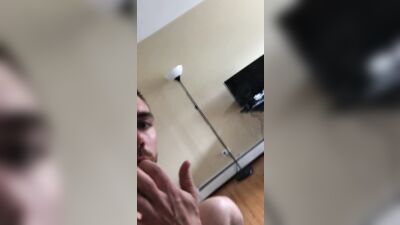 OnlyFans - Griffin Barrows & Gio - Gio gets tied down edged and milked - free gay porn