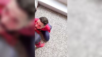 RawFuckClub - Deadpool Dominates Spider-Man- Tim Kruger Takes Control of Igor Lucios - free gay porn