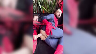 RawFuckClub - Deadpool Dominates Spider-Man- Tim Kruger Takes Control of Igor Lucios - free gay porn