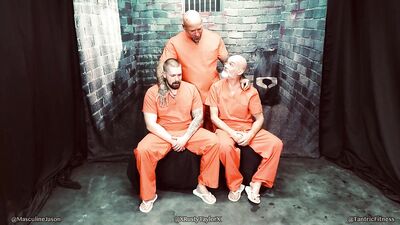 RawFuckClub - PRISON SPIT-ROAST - free gay porn