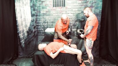 RawFuckClub - PRISON SPIT-ROAST - free gay porn