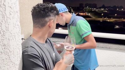 OnlyFans - Mateus Souza in a 4some - free gay porn