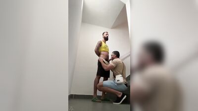 RawFuckClub - Fucking on the Emergency Stairs - free gay porn