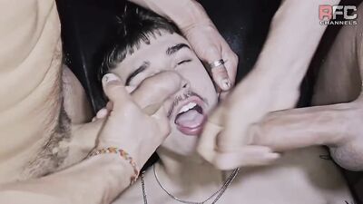 RawFuckClub - Red Room Wreck - 3 Tops Destroy Hugo Alt - free gay porn
