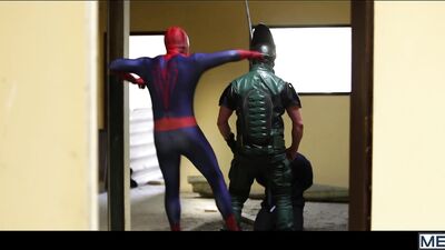 Myles Landon Tobias Will Braun - Spiderman - A Gay XXX Parody Part 3 1080p - free gay porn