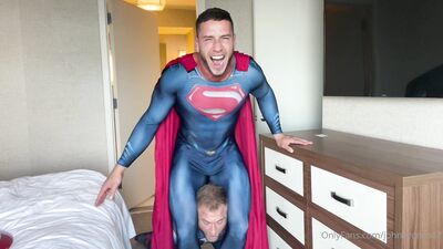 OnlyFans - John Bronco - 2022-02-04 superman and captain america get frisky in this rough muscle  - free gay porn