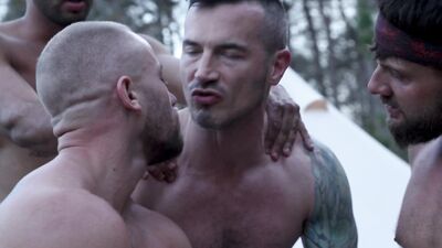 NakedSword x Heath Halo - Lay Of The Land - River North Heath Halo King Cuba Derek Kage - free gay porn