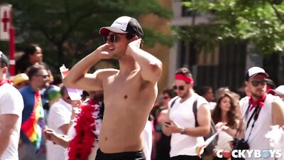 Jacen Zhu  River Wilson - Gay Pride Montreal 720p - free gay porn