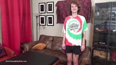Brandon - New Model Trembling on the Edge - free gay porn