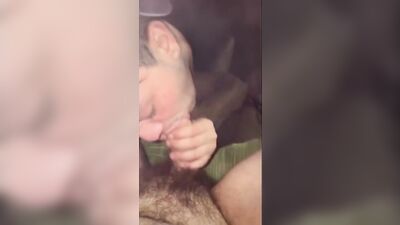 Mattia Price sucks a big hairy cock - free gay porn