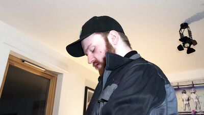 Ginger Bearded Mechanic Finds an Online Hook Up - free gay porn