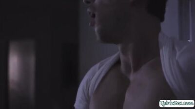 hunk stud fucks brunette ts stepsis melanie brooks