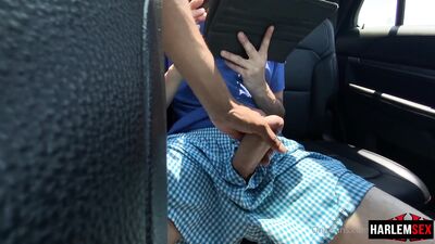 How to get guys' cum in a car - free gay porn