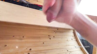 RawFuckClub - Sexy daddy fucks and breeds my hairy hole in his sauna - free gay porn